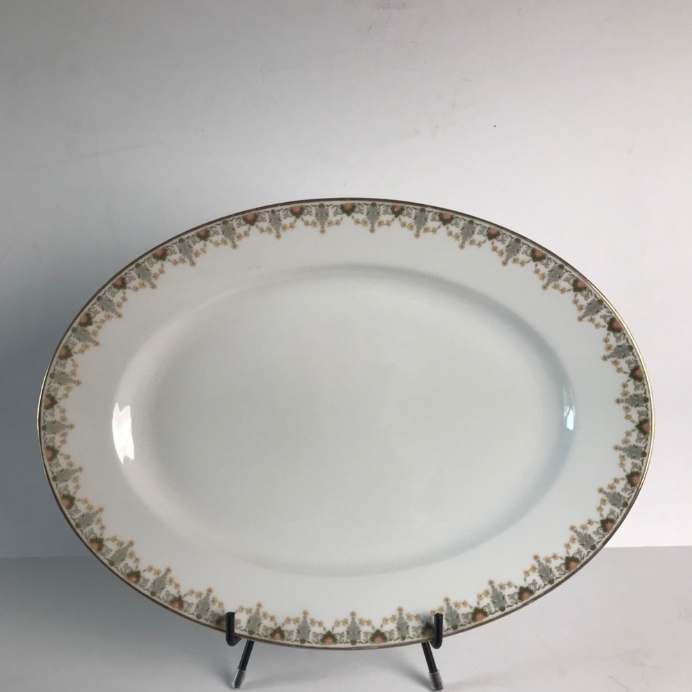 Vintage C. Ahrenfeldt Large Oval Platter